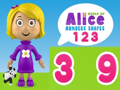 Gioco Mondo di Alice Numeri Forme in linea