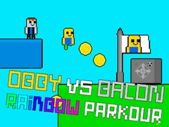 Gioco Obby vs Bacon Parkour Arcobaleno in linea