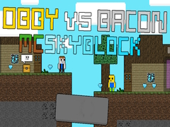 Gioco Obby contro Bacon: MCSkyblock in linea