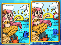 Gioco Sirene Trova le Differenze in linea