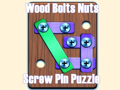 Gioco Puzzle di Viti, Dadi e Pini in Legno in linea