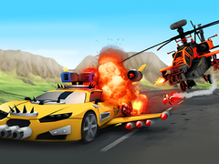 Gioco Corse di Auto da Combattimento su Strada del Caos in linea