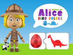 Gioco Mondo dei Colori Dino di Alice in linea