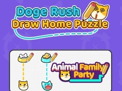 Gioco Doge Rush: Disegna il Puzzle Casa in linea