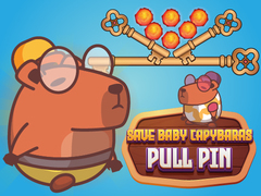 Gioco Salva i cuccioli di capibara Pull Pin in linea