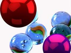 Gioco Palline Colorate Che Brillano al Buio in linea
