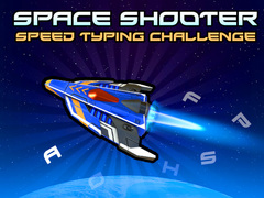 Gioco Sparatutto spaziale: Sfida di digitazione veloce in linea