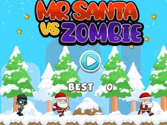 Gioco Mr. Natale contro Zombie in linea