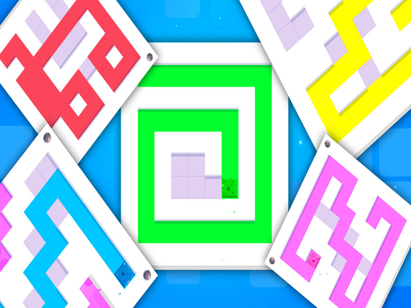 Gioco Dipingi le spugne puzzle in linea