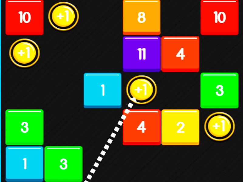 Gioco Palle rimbalzanti in linea