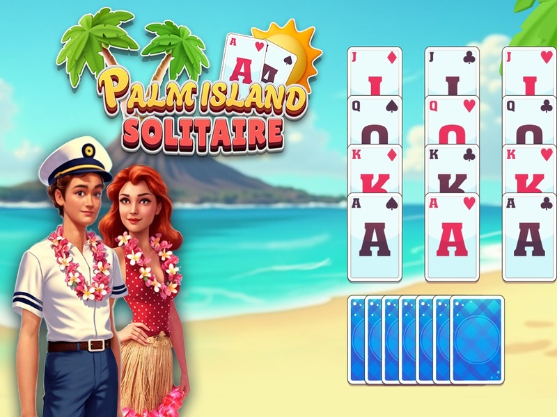 Gioco Palm Island Solitaire in linea