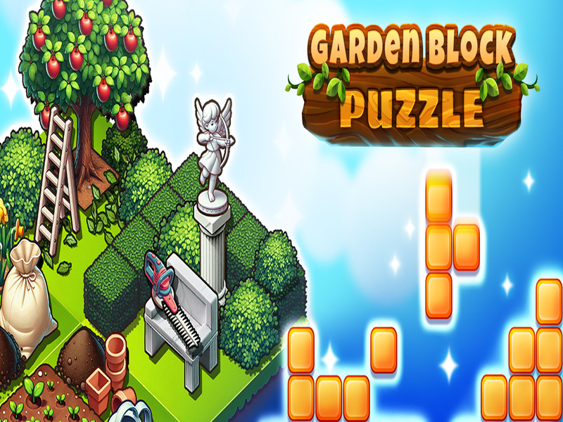 Gioco Puzzle del blocco da giardino in linea