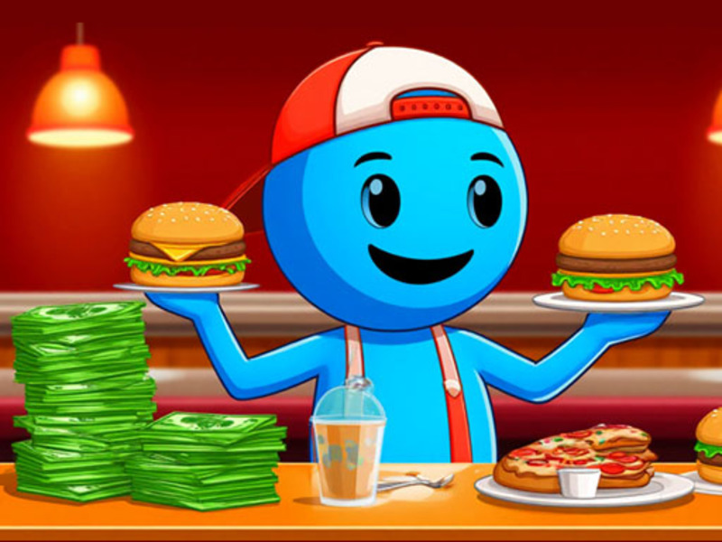 Gioco Simulatore di ristoranti: hamburger e pizza in linea