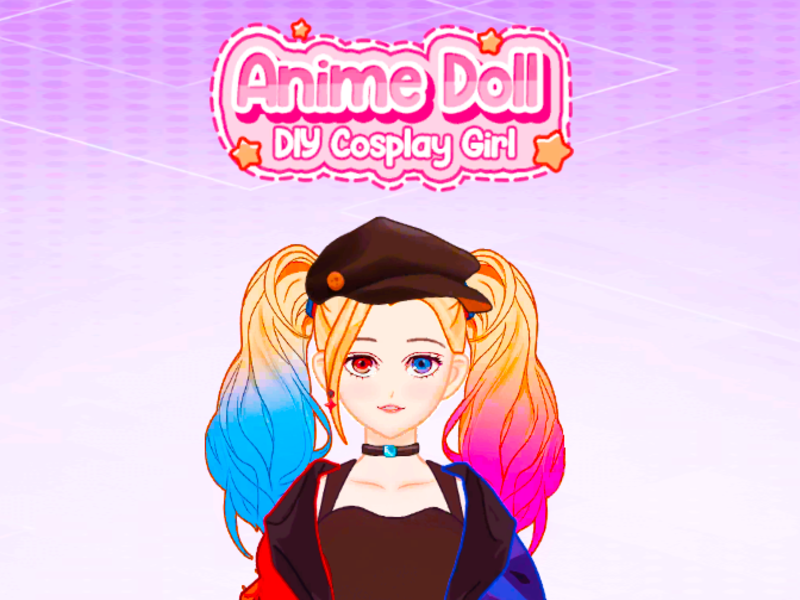 Gioco Bambola anime fai da te cosplay ragazza in linea