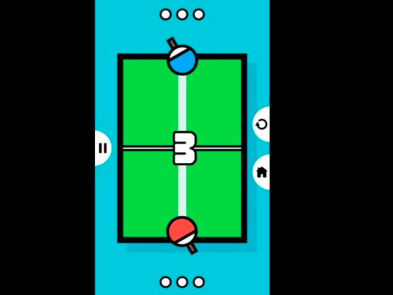 Gioco Tavolo da tennis ping pong 2d in linea