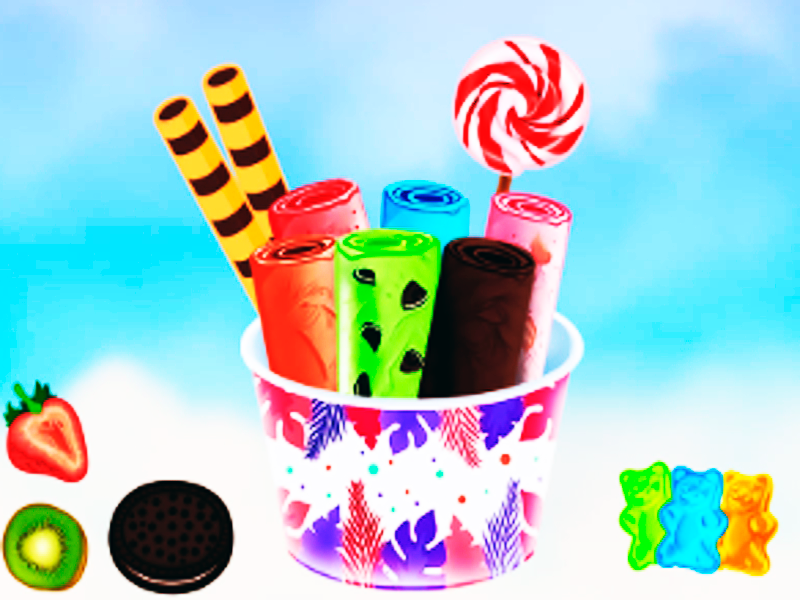 Gioco Cono roll di gelato fai-da-te in linea