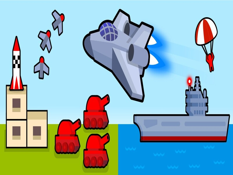 Gioco Aereo del bombardiere: 2D Air Strike in linea