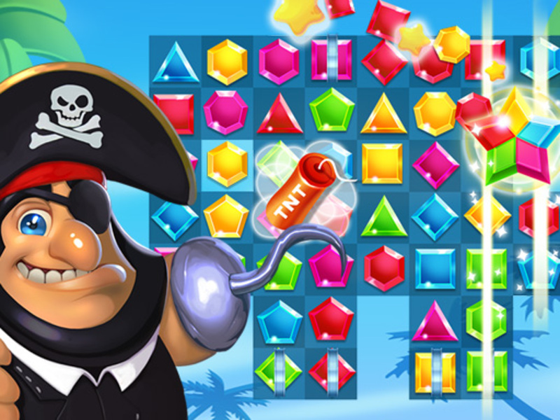 Gioco I pirati abbinano il tesoro perduto in linea