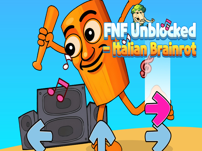Gioco FNF Brainrot italiano senza blocco in linea