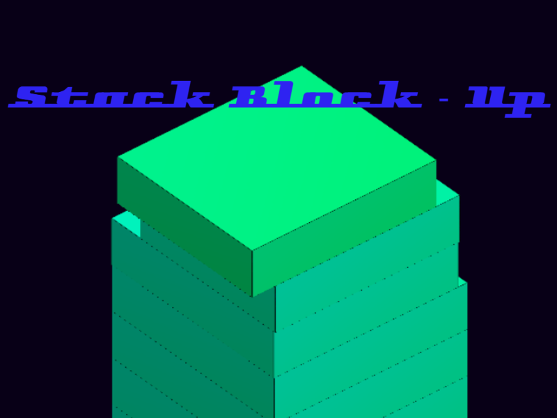 Gioco Stack Block- Up in linea