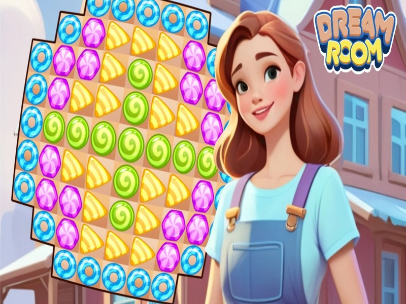 Gioco Match-3: Sala dei sogni in linea