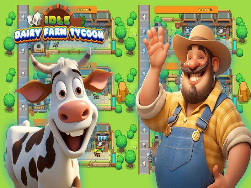 Gioco Magnate della fattoria del caseificio ozioso in linea