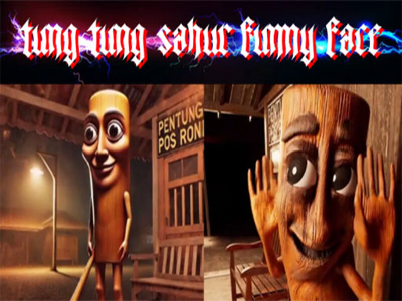 Gioco Tung Tung Sahur Faccia divertente in linea