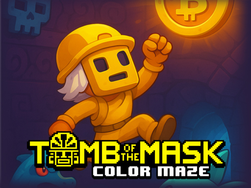 Gioco Tomba del labirinto di colore della maschera in linea