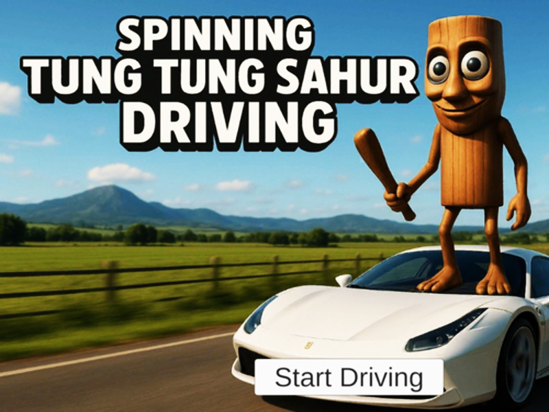 Gioco Guida Tung Tung Sahur che gira in linea