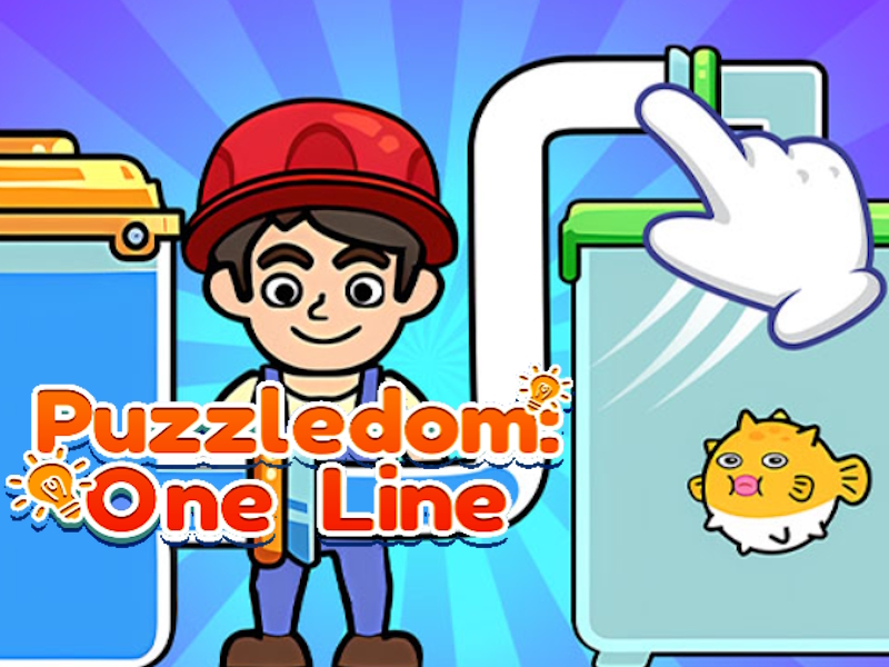 Gioco Puzzledom una riga in linea