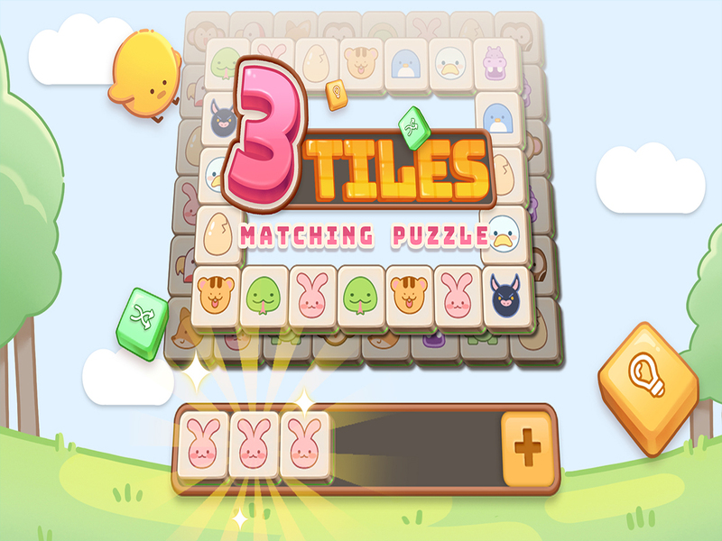 Gioco 3 piastrelle in linea