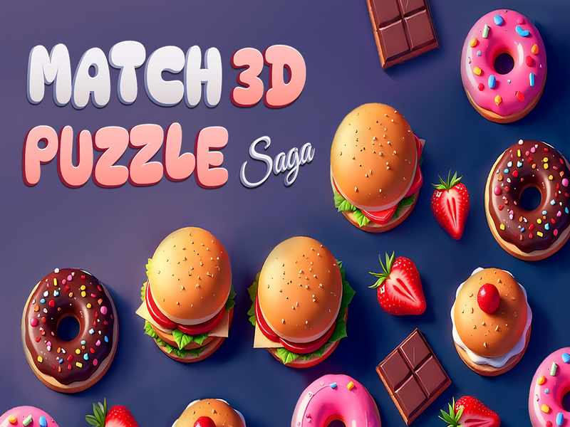 Gioco Abbina la saga del puzzle 3D in linea