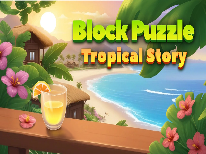 Gioco Block puzzle Tropical Story in linea