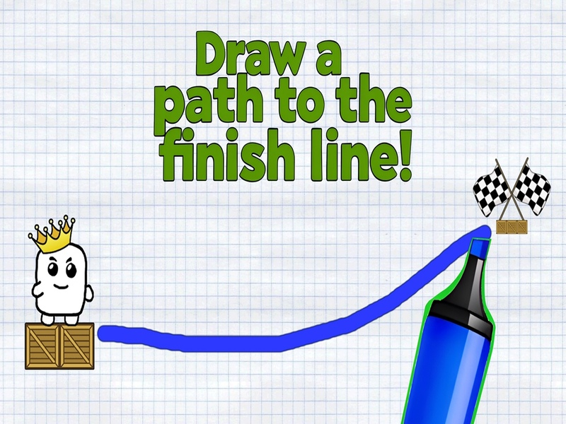 Gioco Disegna un percorso verso il traguardo! in linea