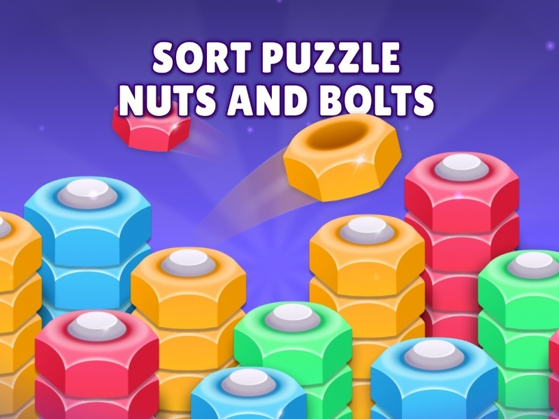 Gioco Ordina i dadi e i bulloni puzzle in linea